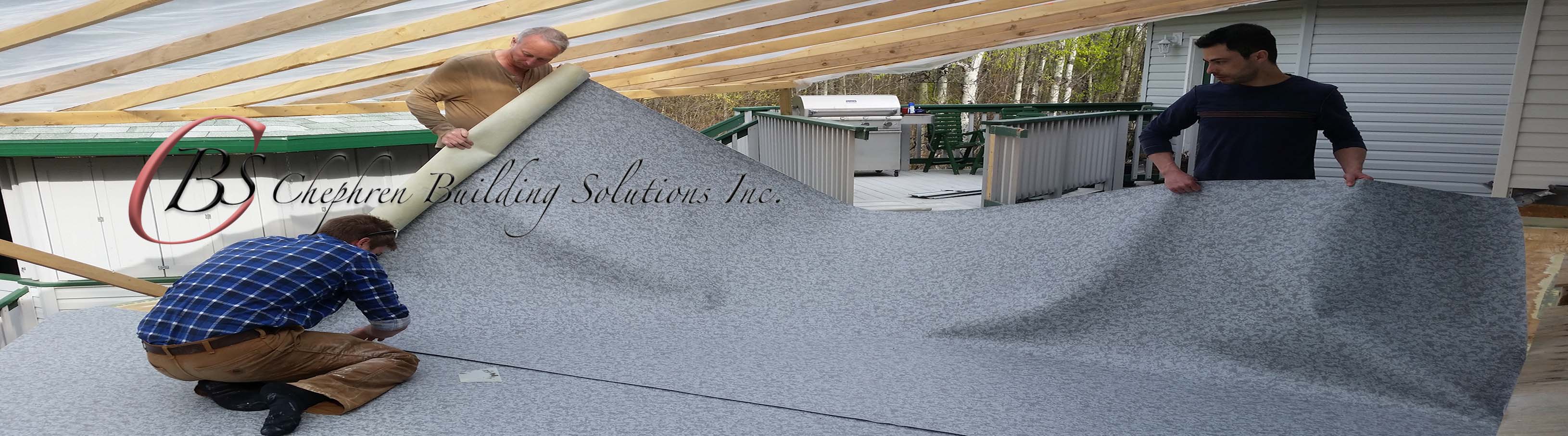 Duradek application Parkland County, Alberta